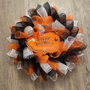 Handmade Wreath! Halloween theme!